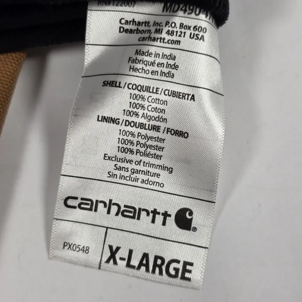 Carhartt Px0548 Firm Duck Insulated Dog Chore Coat X-Large 36